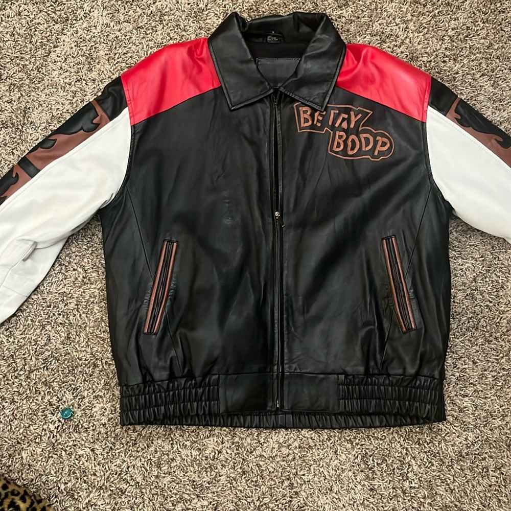 Vintage Betty Boop Leather Jacket